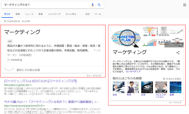 マーケティングとは？の検索結果