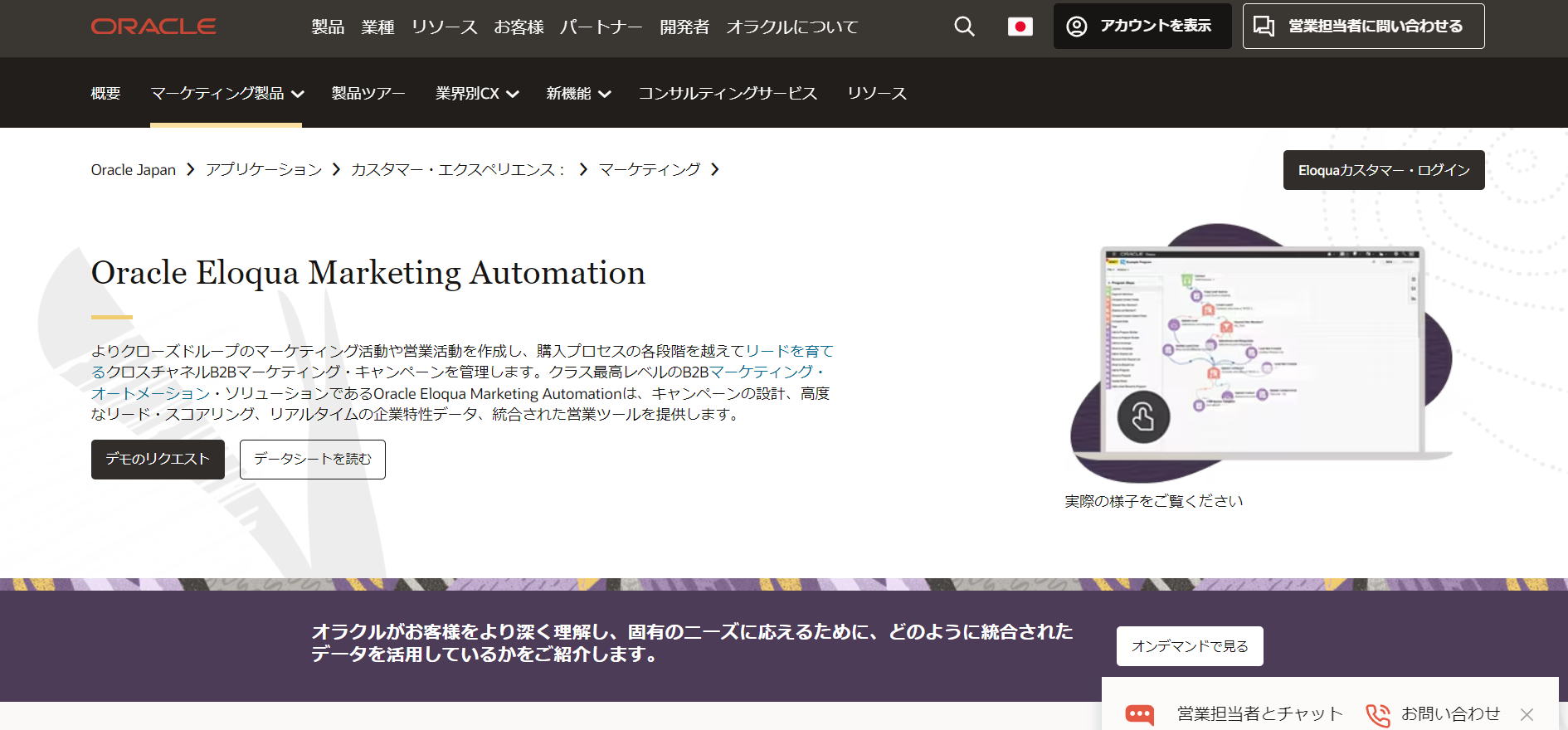 Oracle Eloqua Marketing Automation